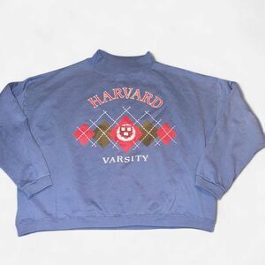 Harvard Women's Blue and Navy Sweatshirt